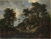 Jacob van Ruisdael The Forest Stream china oil painting artist